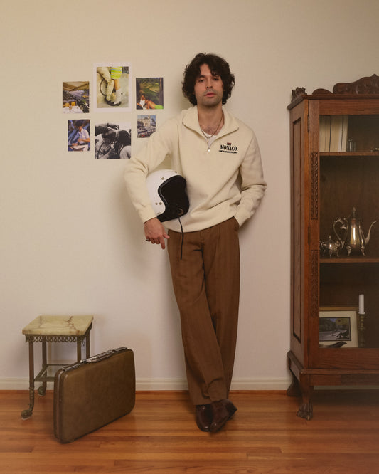 Circuit De Monte Carlo Quater Zip Sweater