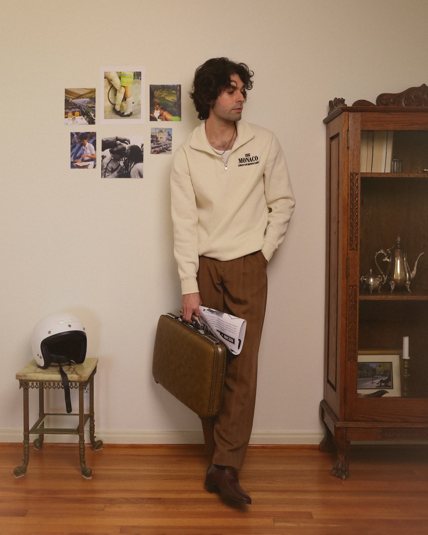 Circut De Monte Carlo Quater Zip Sweater
